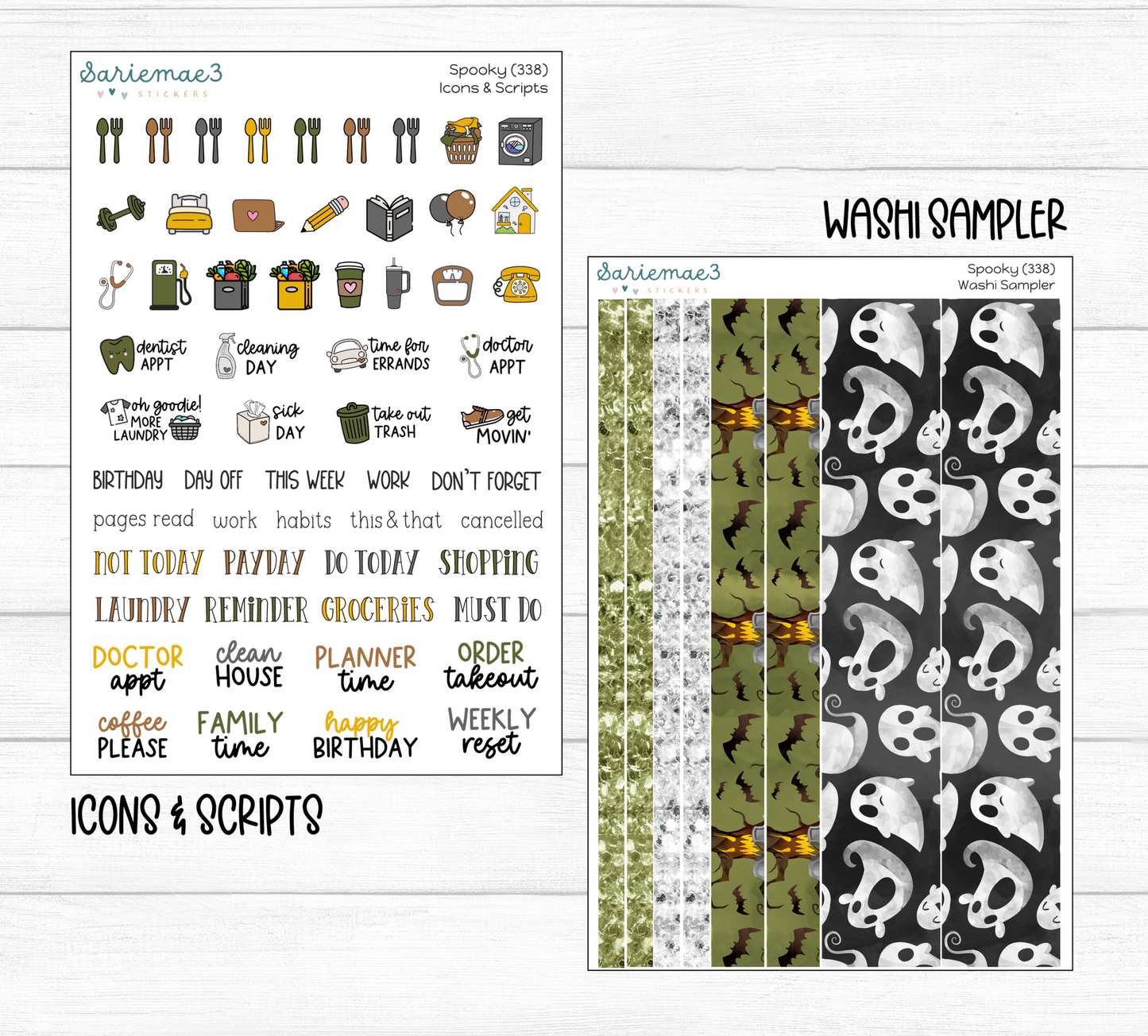 Weekly Kit Add Ons, Spooky, Kit 338