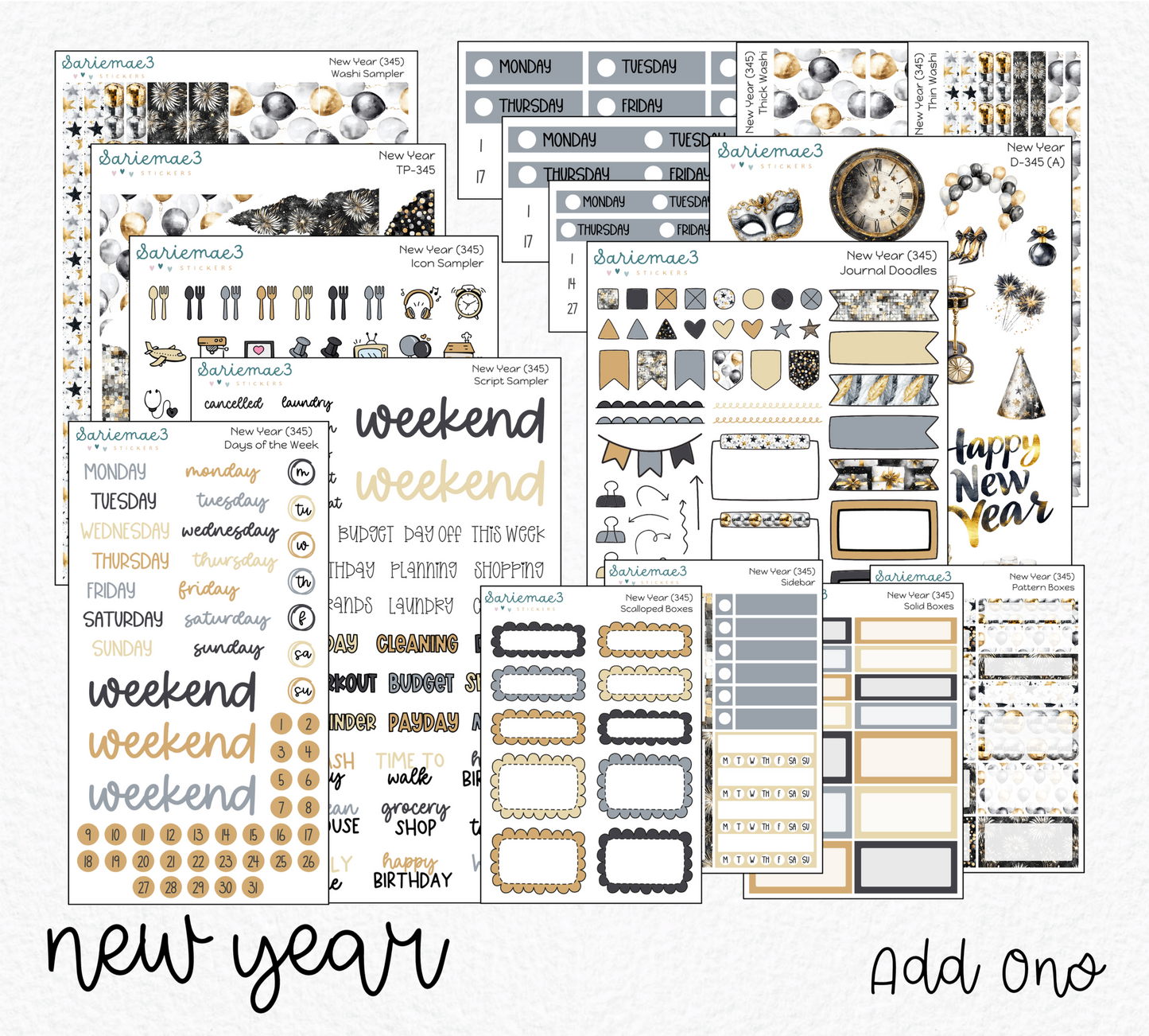 Hobonichi Cousin Kit, New Year, HCW-345