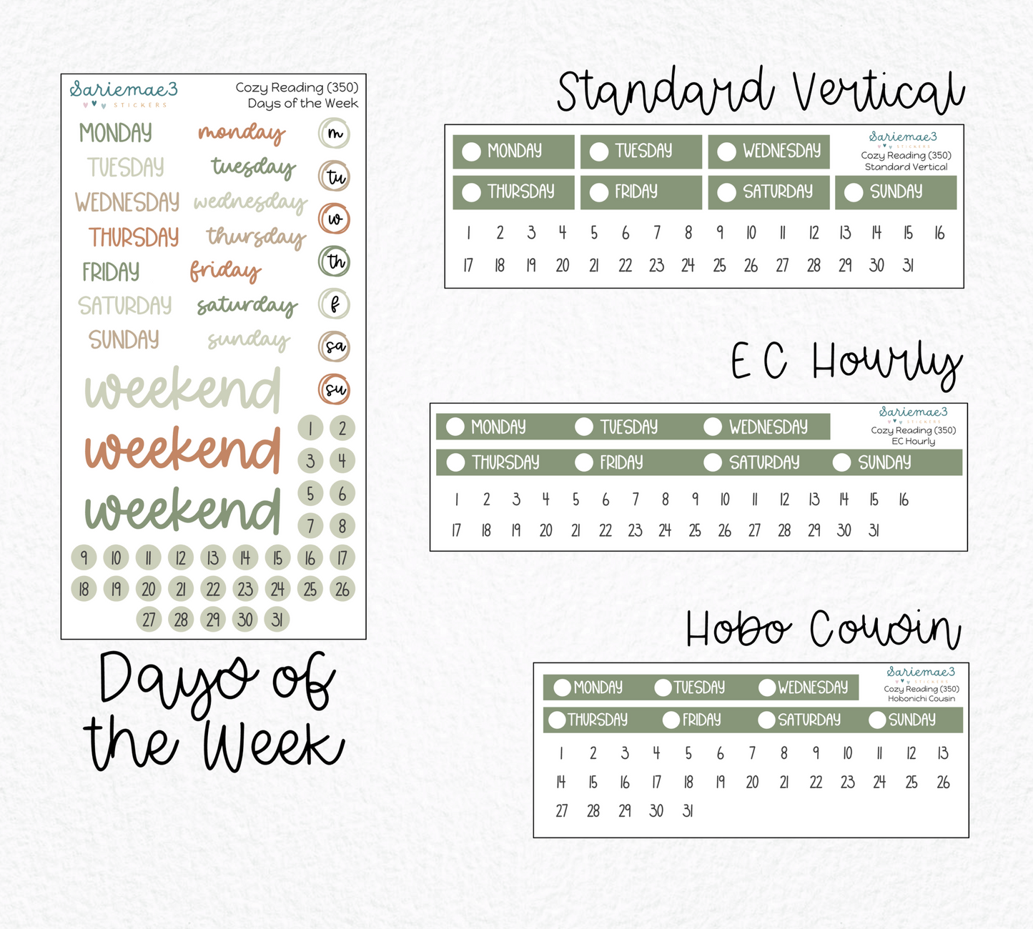 Weekly Kit Add Ons, Cozy Reading, Kit 350