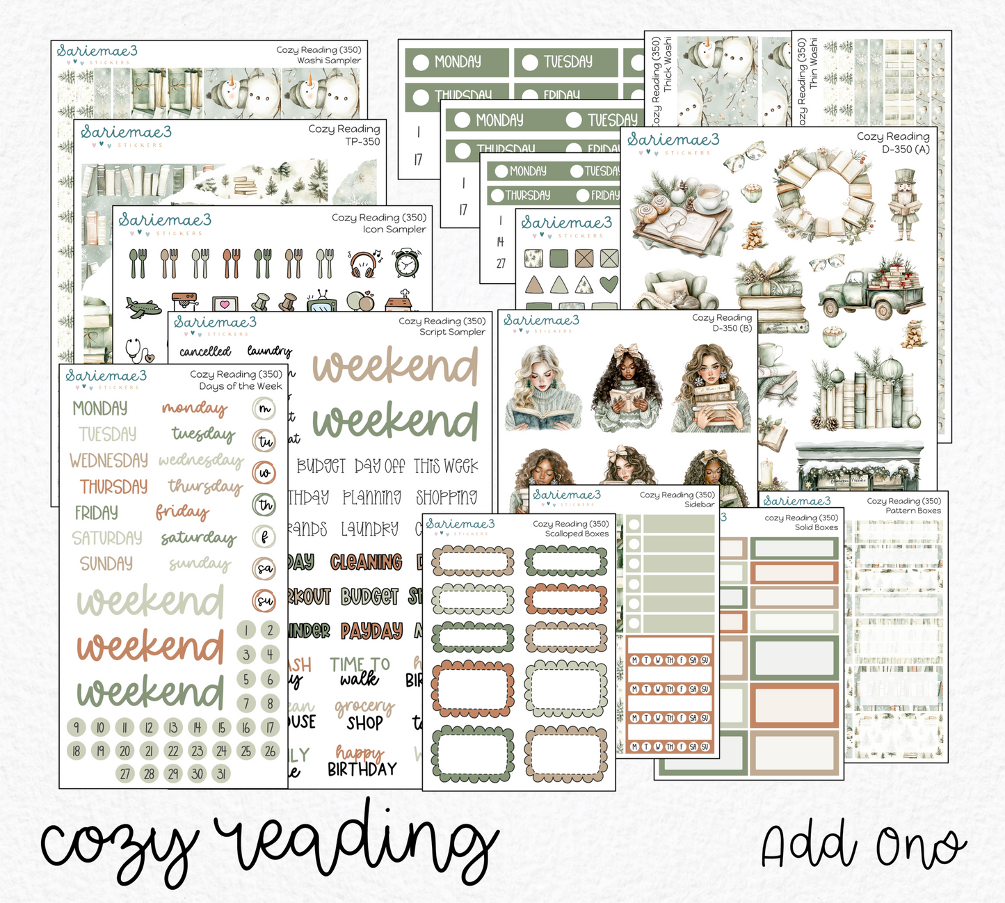 Daily Duo Kit (7x9), Cozy Reading, DD-350