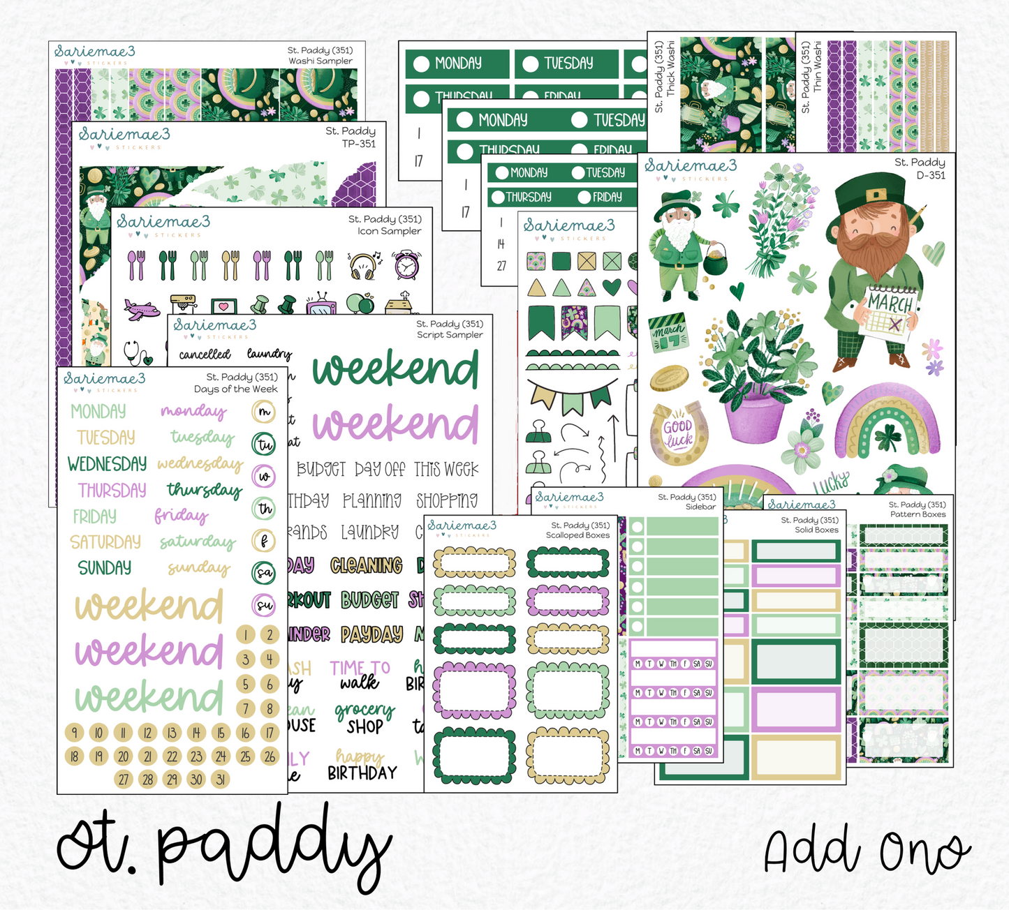 Daily Duo Kit (A5), St. Paddy, DDA5-351