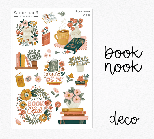 Weekly Kit Add Ons, Book Nook, Kit 353