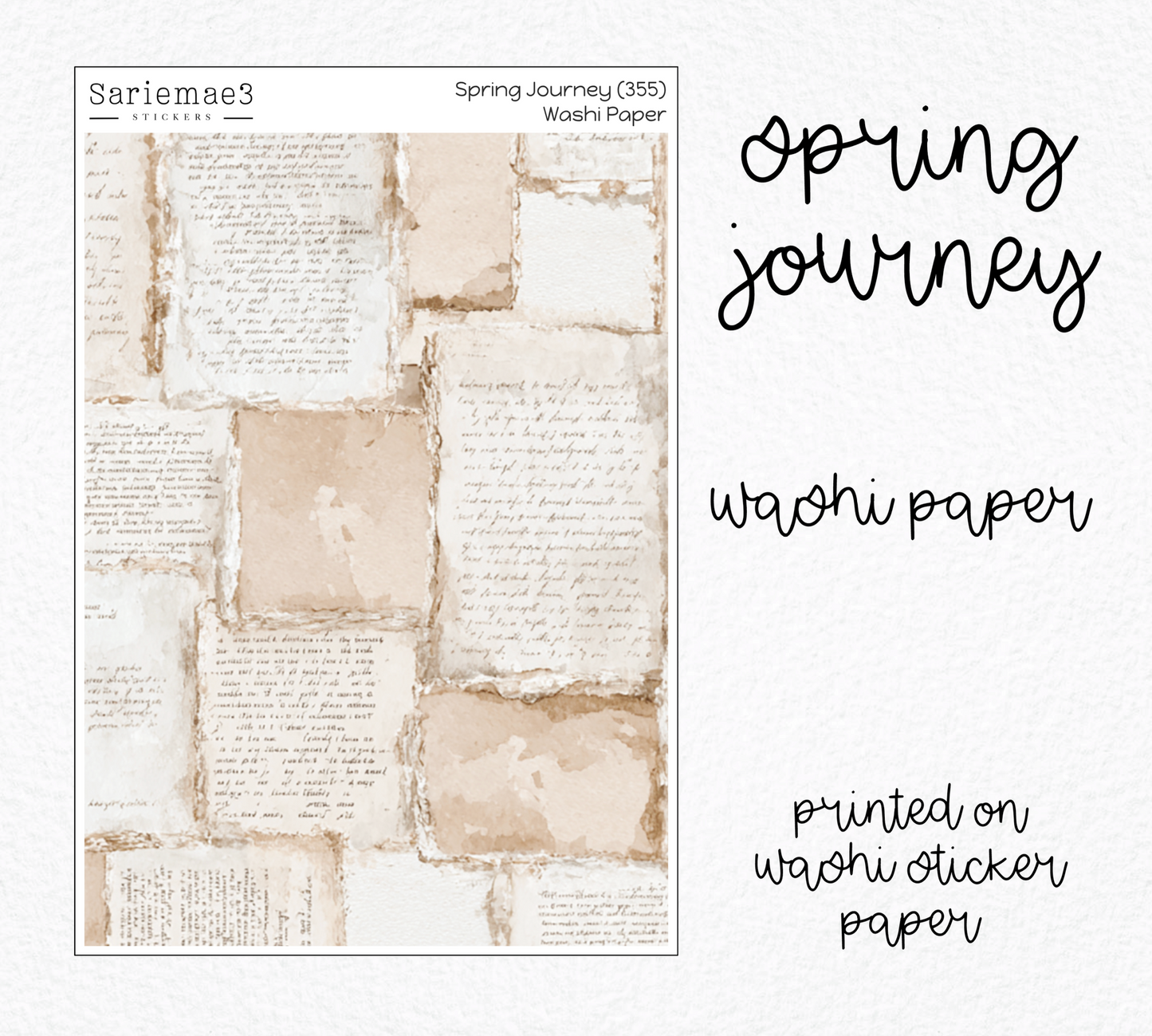 Weekly Kit Add Ons, Spring Journey, Kit 355