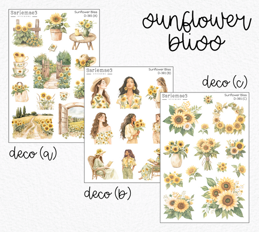 Weekly Kit Add Ons, Sunflower Bliss, Kit 361