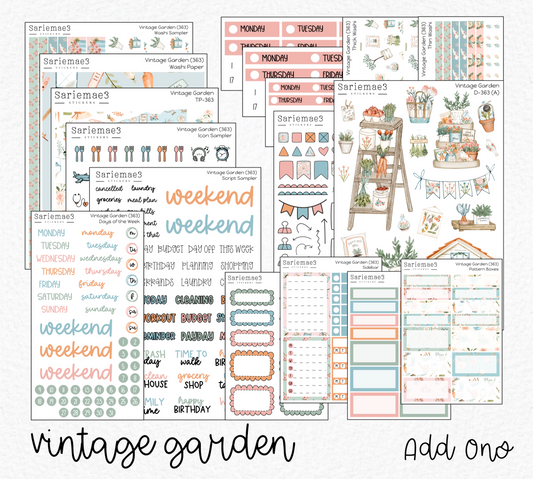 Mini Kit, Vintage Garden, MK-363
