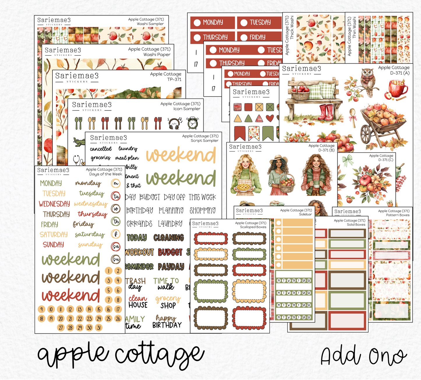 Mini Kit, Apple Cottage, MK-371