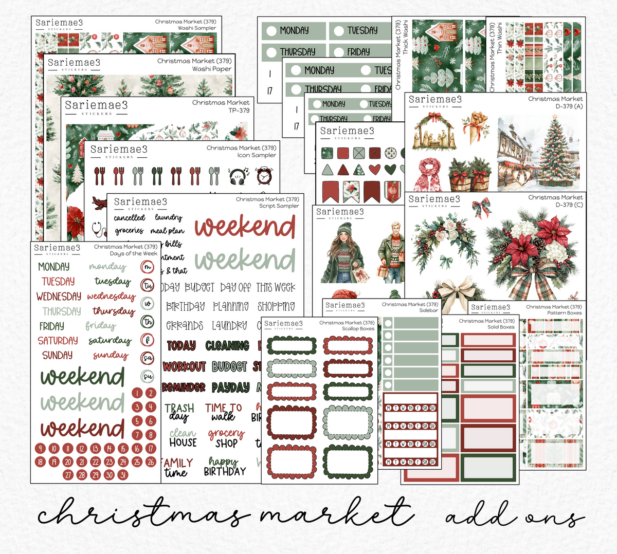 Mini Kit, Christmas Market, MK-379