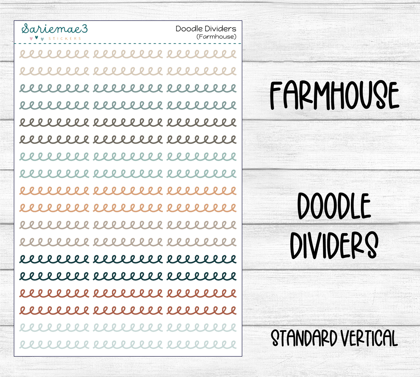 Doodle Dividers (Farmhouse)