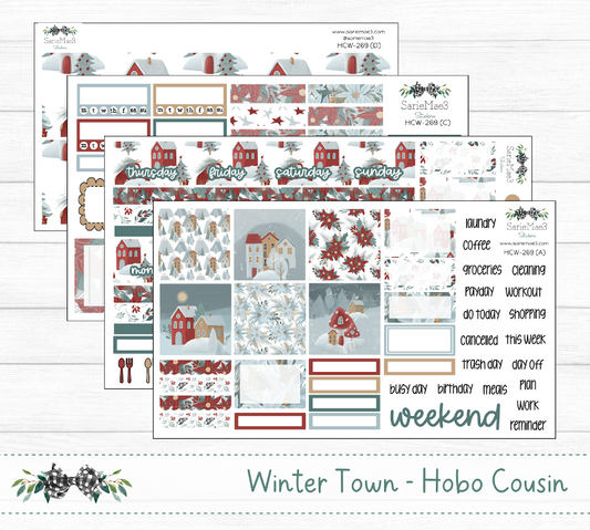 Hobonichi Cousin Kit, Winter Town, HCW-269