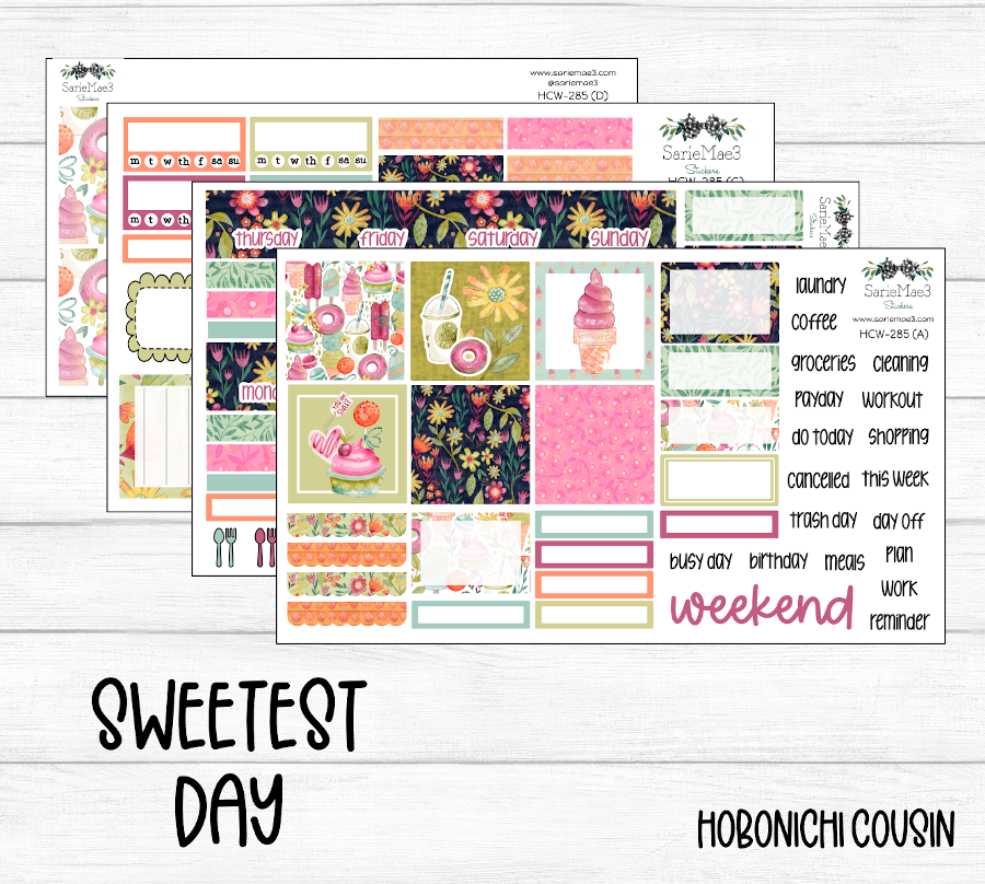 Hobonichi Cousin Kit, Sweetest Day, HCW-285