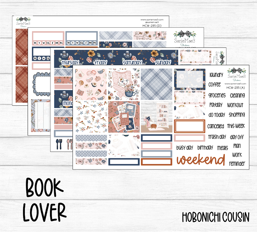 Hobonichi Cousin Kit, Book Lover, HCW-295