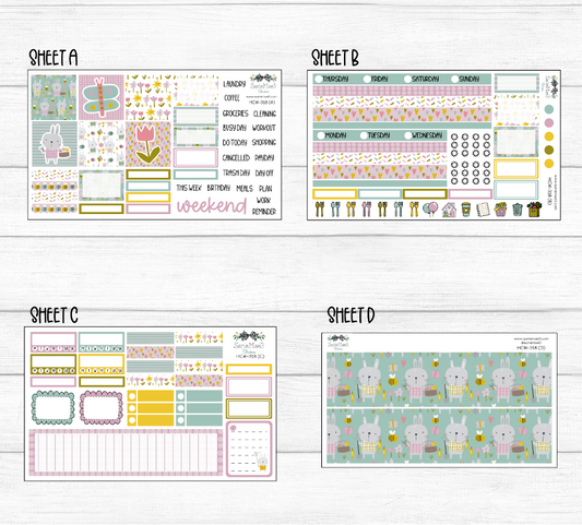 Hobonichi Cousin Kit, Spring Bunnies, HCW-318