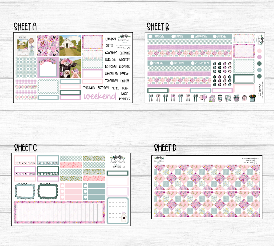 Hobonichi Cousin Kit, Farmhouse, HCW-322