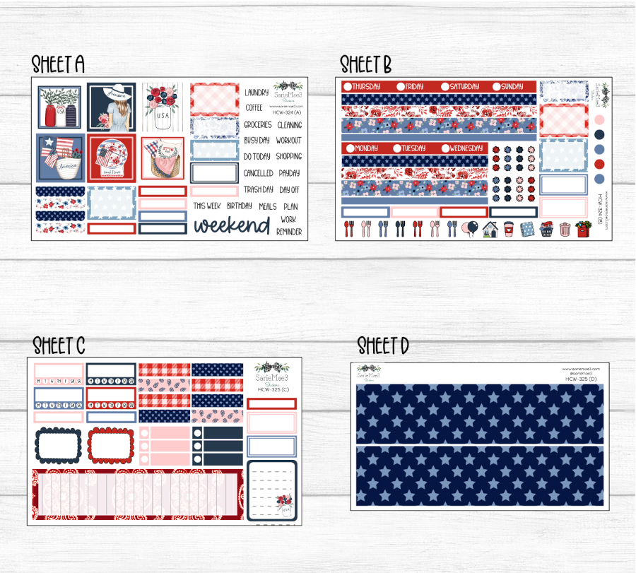 Hobonichi Cousin Kit, America, HCW-325