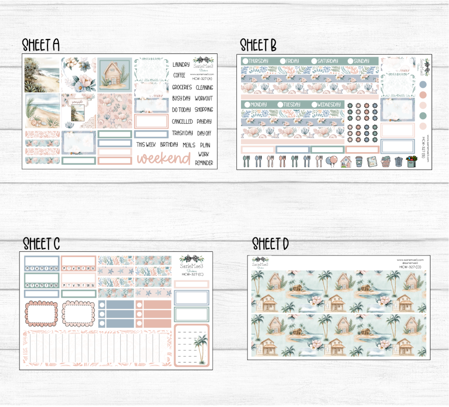 Hobonichi Cousin Kit, Seaside Serenity, HCW-327