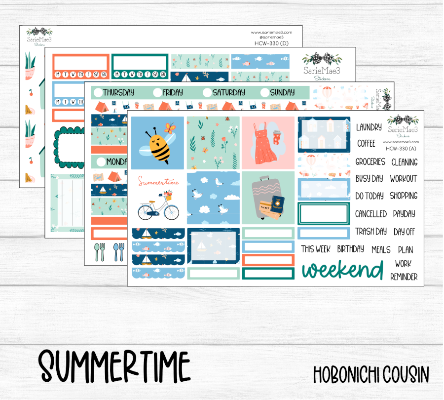 Hobonichi Cousin Kit, Summertime, HCW-330