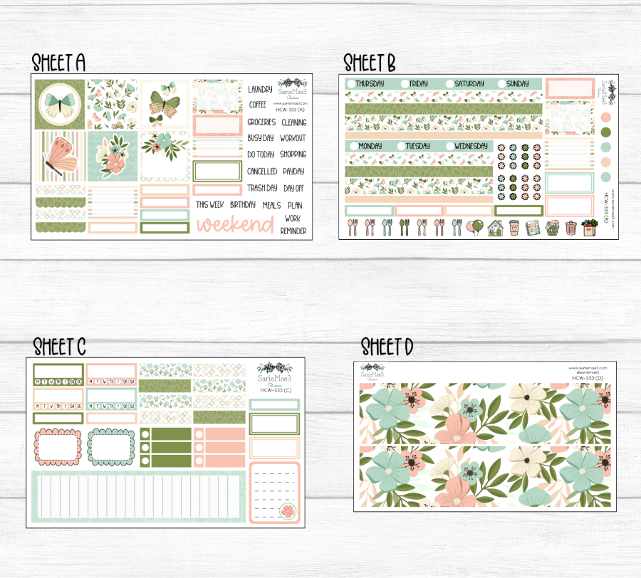Hobonichi Cousin Kit, Secret Garden, HCW-333