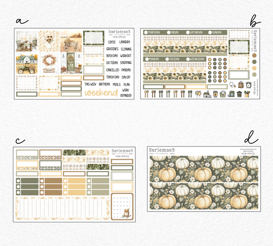 Hobonichi Cousin Kit, Grateful Feast, HCW-375