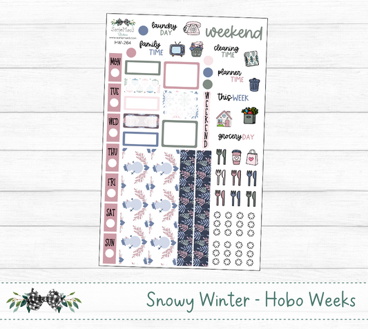 Hobonichi Weeks Kit, Snowy Winter, HW-264