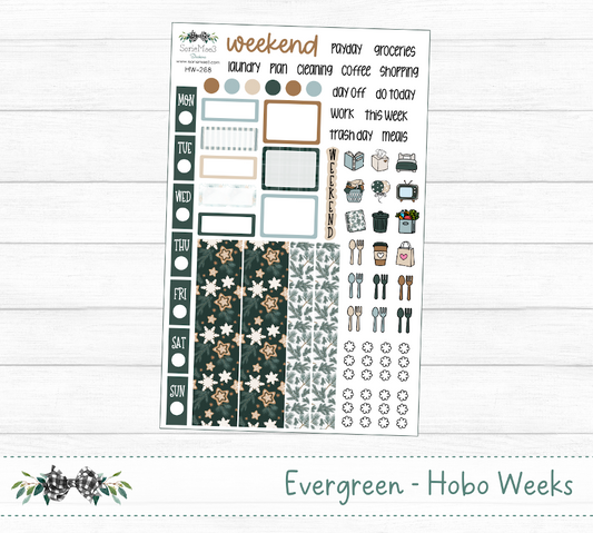 Hobonichi Weeks Kit, Evergreen, HW-268