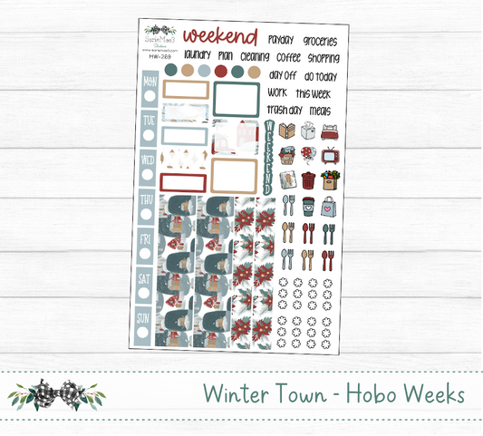 Hobonichi Weeks Kit, Winter Town, HW-269
