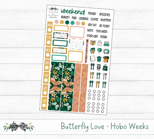 Hobonichi Weeks Kit, Butterfly Love, HW-273