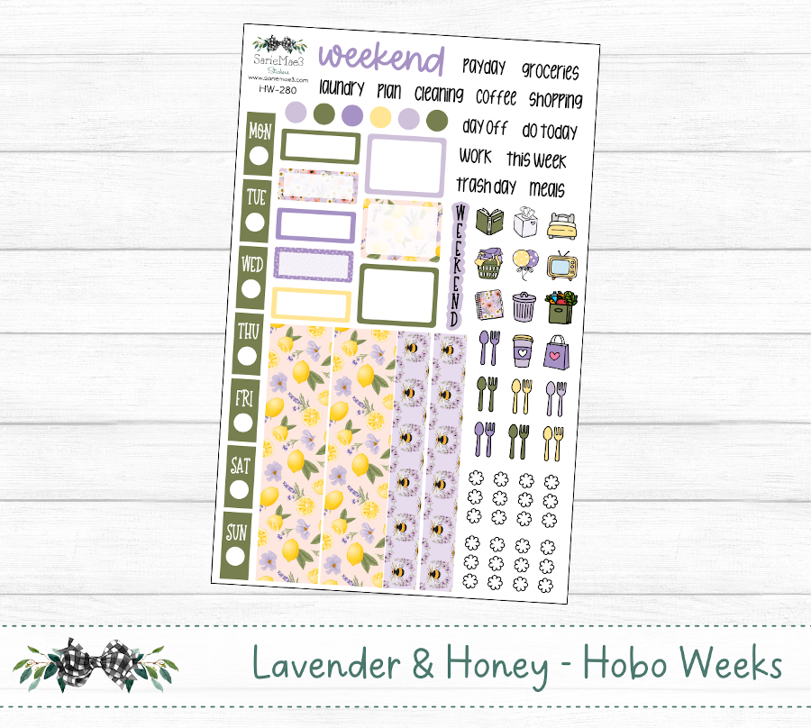 Hobonichi Weeks Kit, Lavender & Honey, HW-280