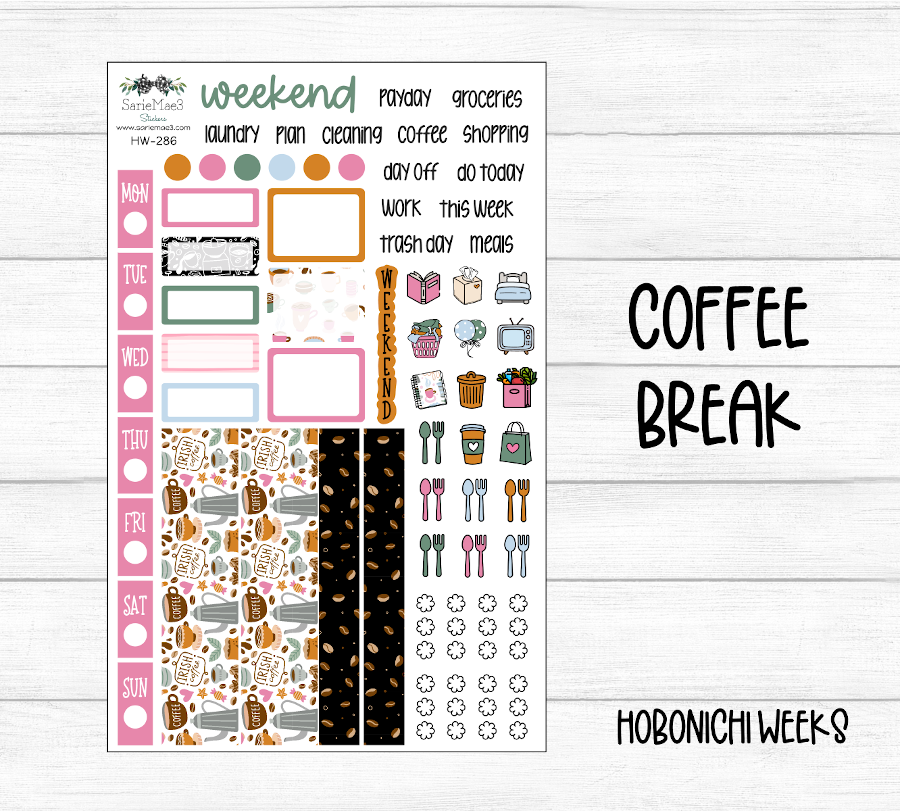 Hobonichi Weeks Kit, Coffee Break, HW-286