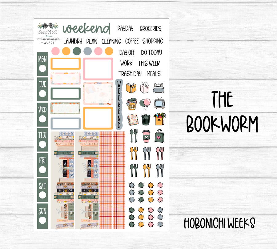 Hobonichi Weeks Kit, The Bookworm, HW-321