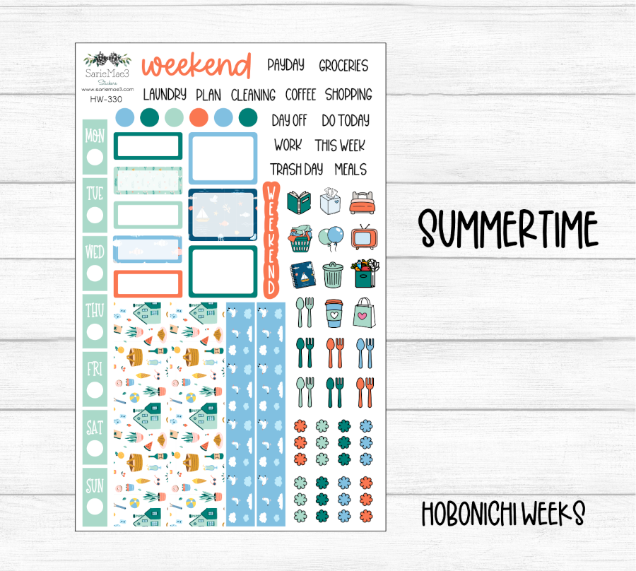 Hobonichi Weeks Kit, Summertime, HW-330