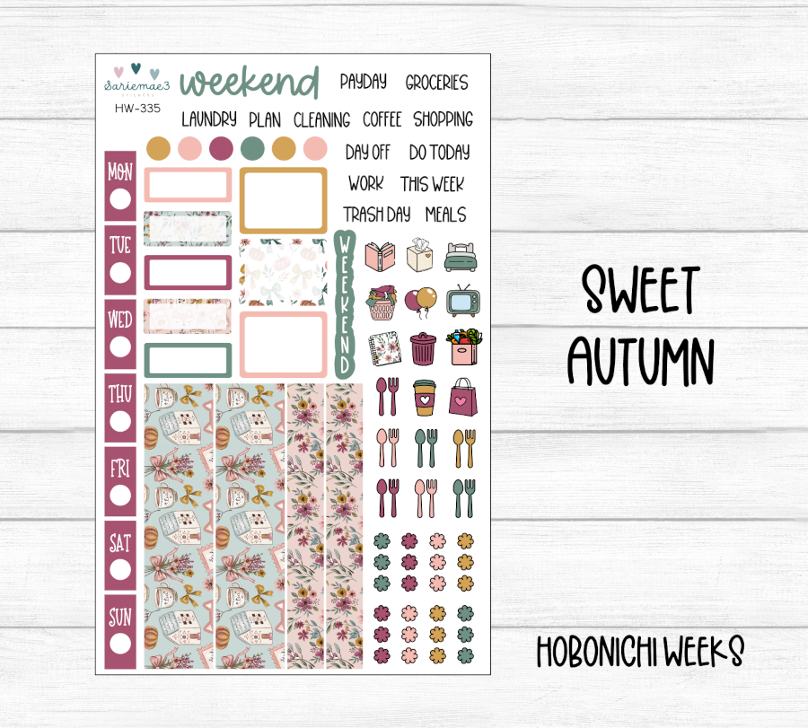 Hobonichi Weeks Kit, Sweet Autumn, HW-335