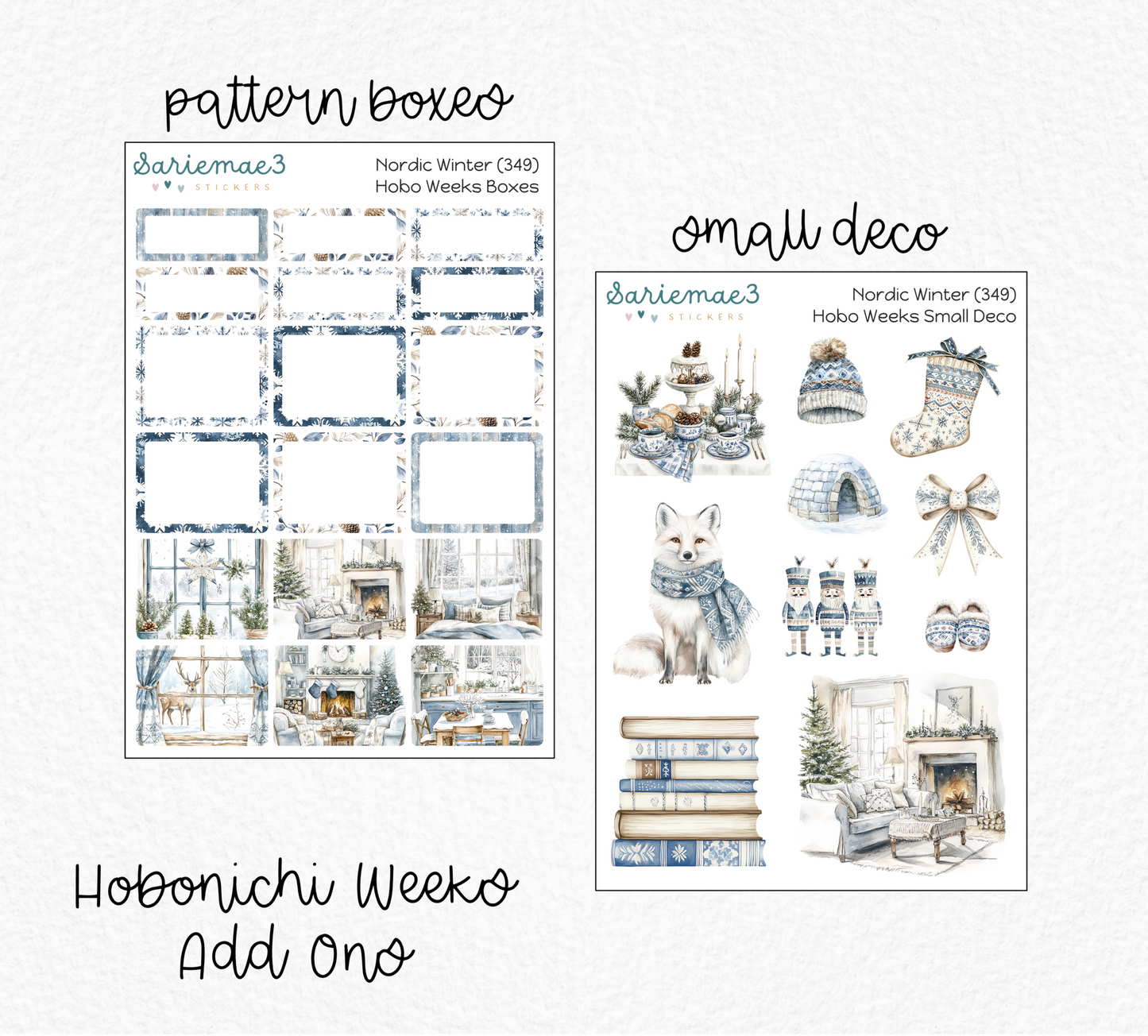 Hobonichi Weeks Kit, Nordic Winter, HW-349