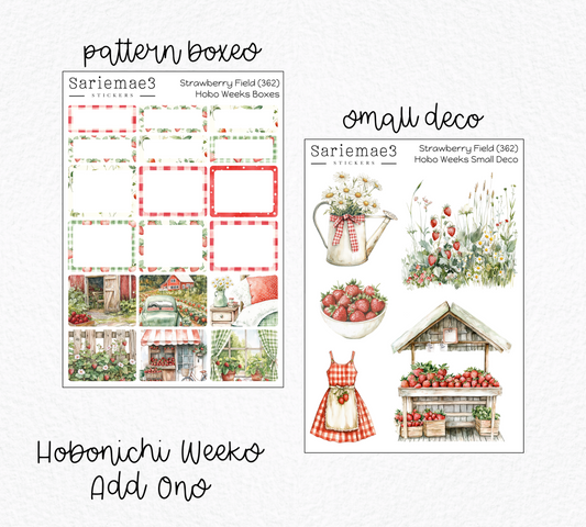 Hobonichi Weeks Kit, Strawberry Field, HW-362