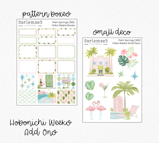Hobonichi Weeks Kit, Palm Springs, HW-366