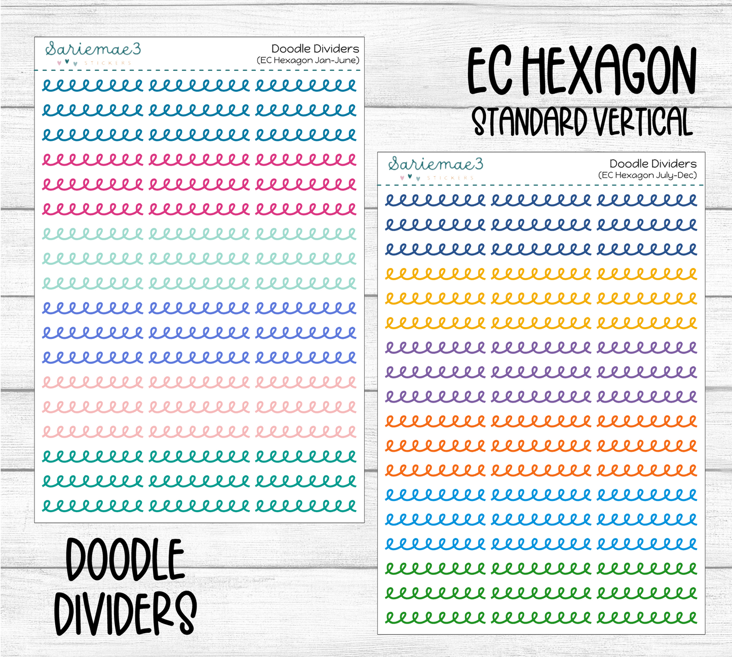 Doodle Dividers (EC Hexagon)