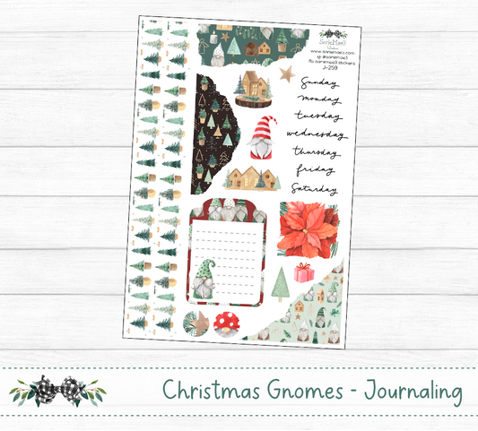 Journaling Kit, Christmas Gnomes, J-259