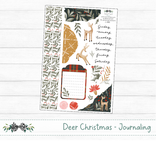 Journaling Kit, Deer Christmas, J-260