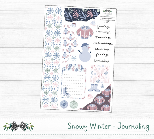 Journaling Kit, Snowy Winter, J-264