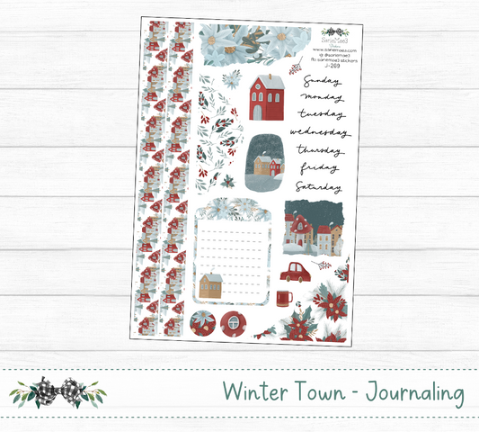 Journaling Kit, Winter Town, J-269