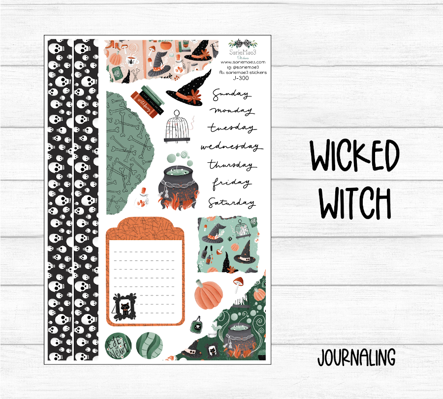 Journaling Kit, Wicked Witch, J-300