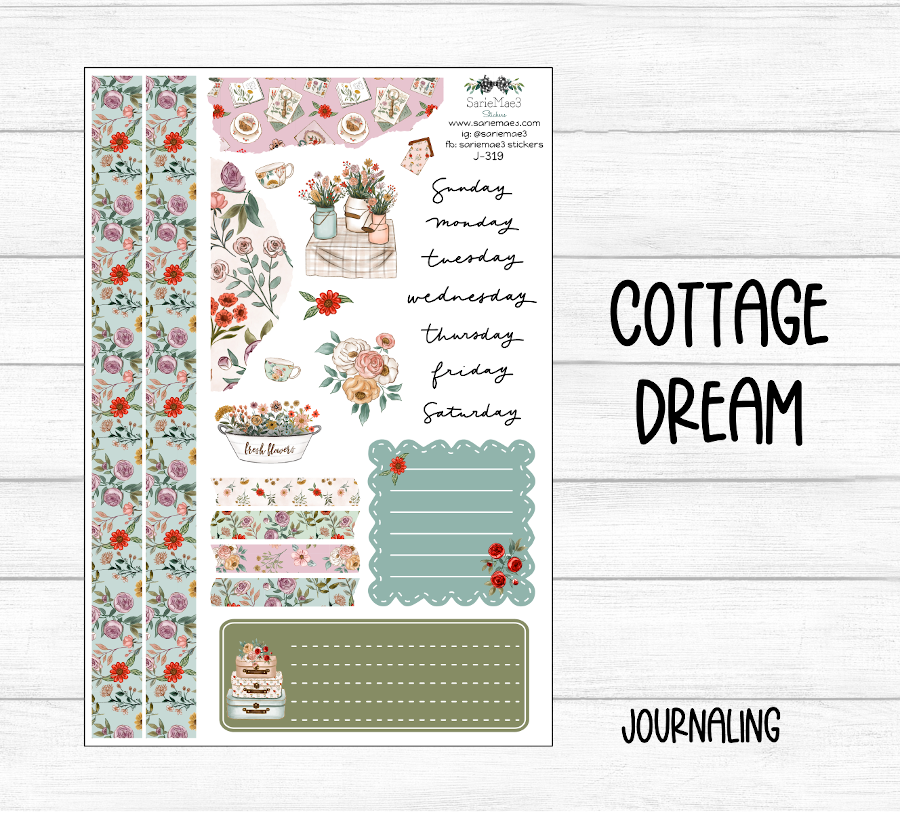 Journaling Kit, Cottage Dream, J-319