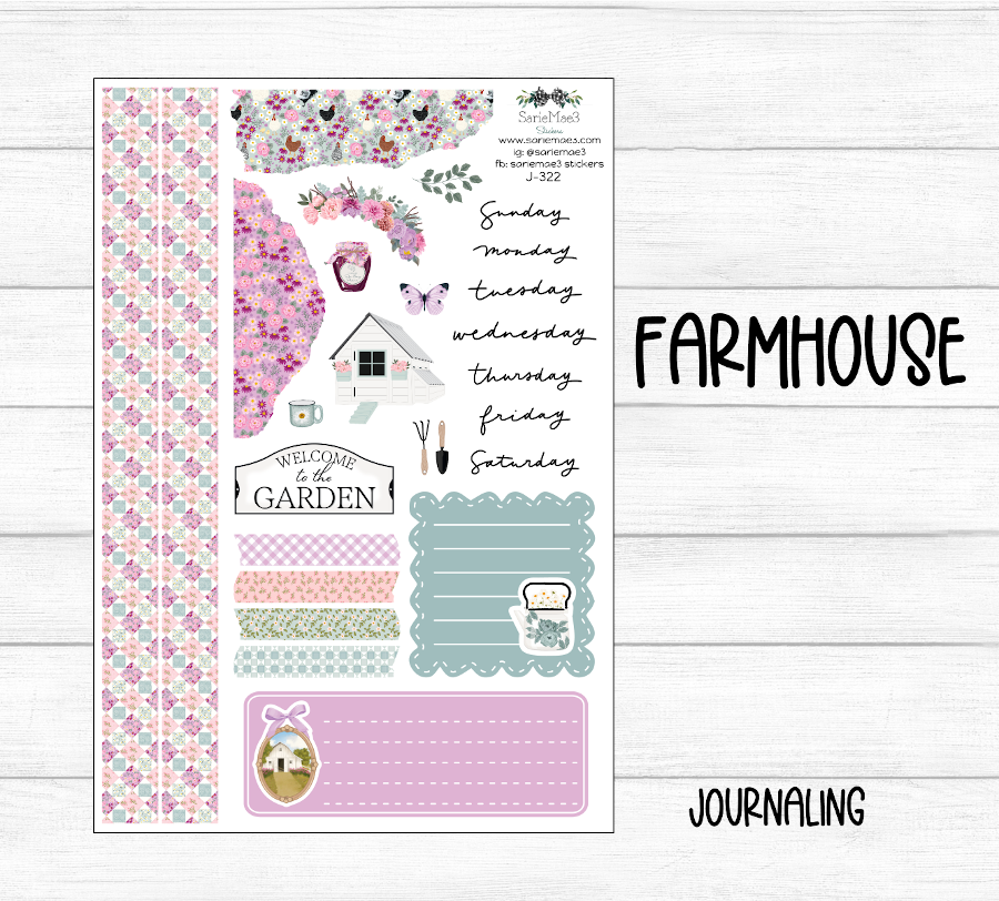 Journaling Kit, Farmhouse, J-322