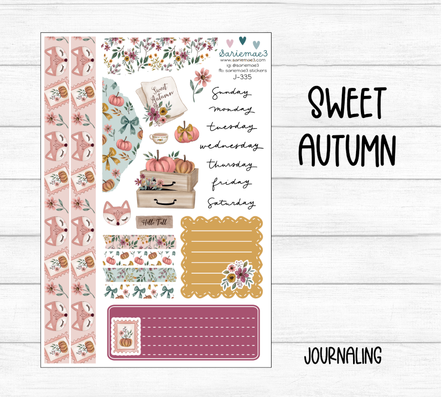 Journaling Kit, Sweet Autumn, J-335