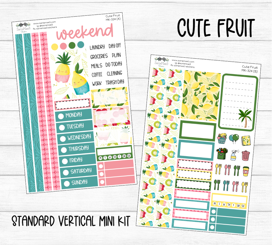 Mini Kit, Cute Fruit, MK-324