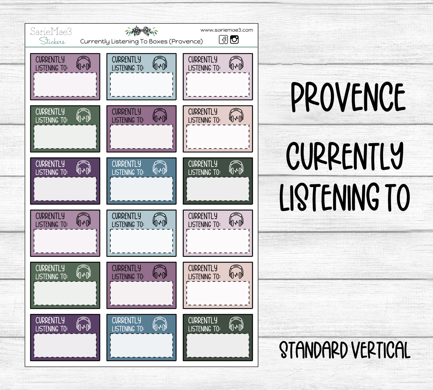 Currently Listening To Boxes (Provence)