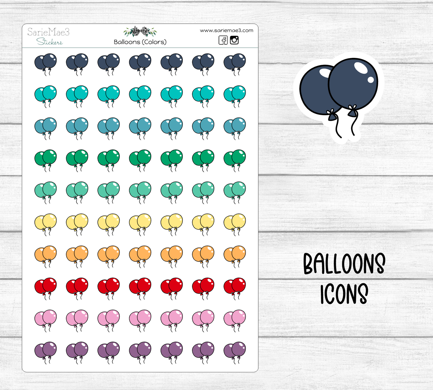 Balloons Icons
