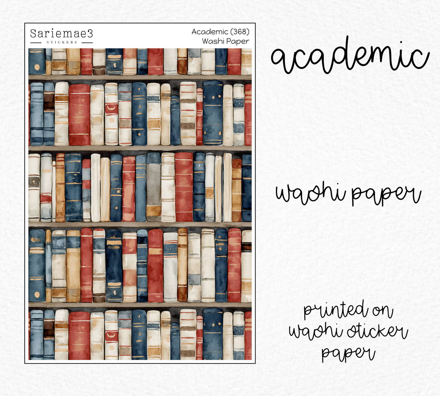 Academic Washi Paper (Kit 368)