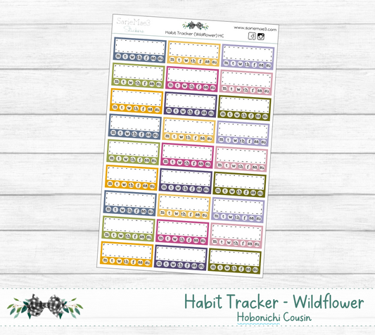 Habit Tracker (Wildflower) Hobo Cousin