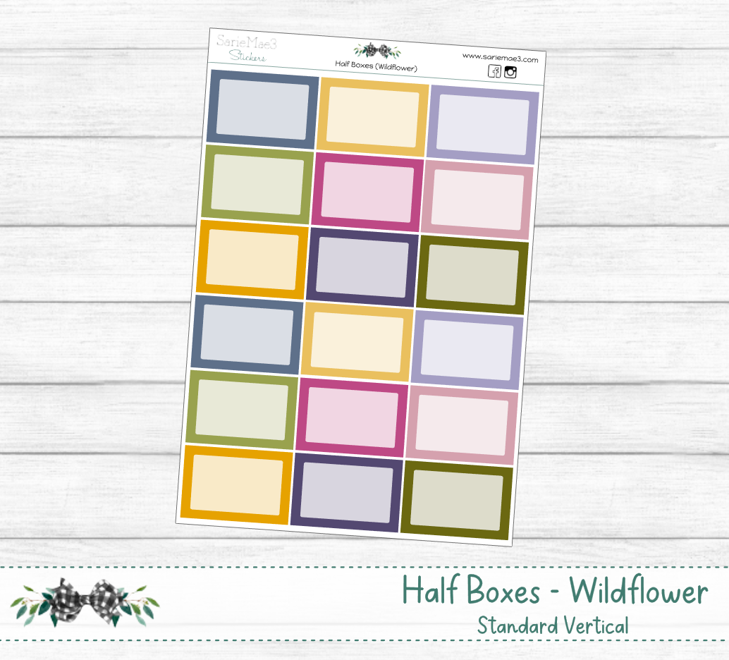 Half Boxes (Wildflower)