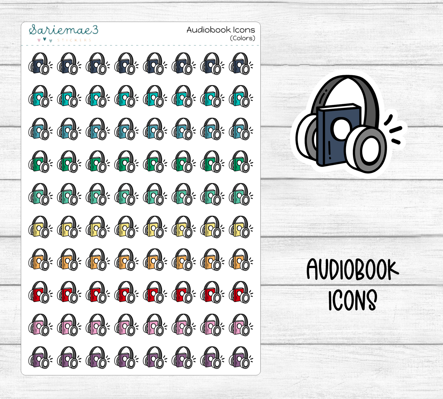 Audiobooks Icons (Reformat)